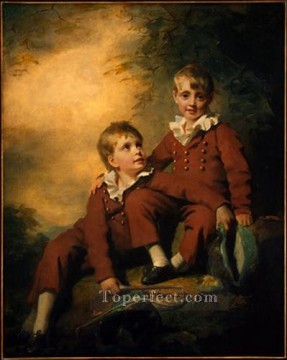  Child Painting - The Binning Children Scottish portrait painter Henry Raeburn